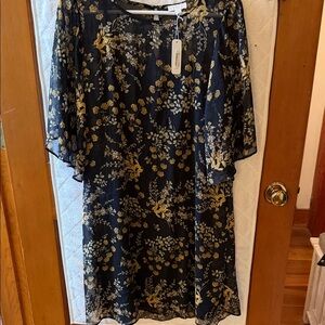 CC Boutique Black Dress with slip Size M